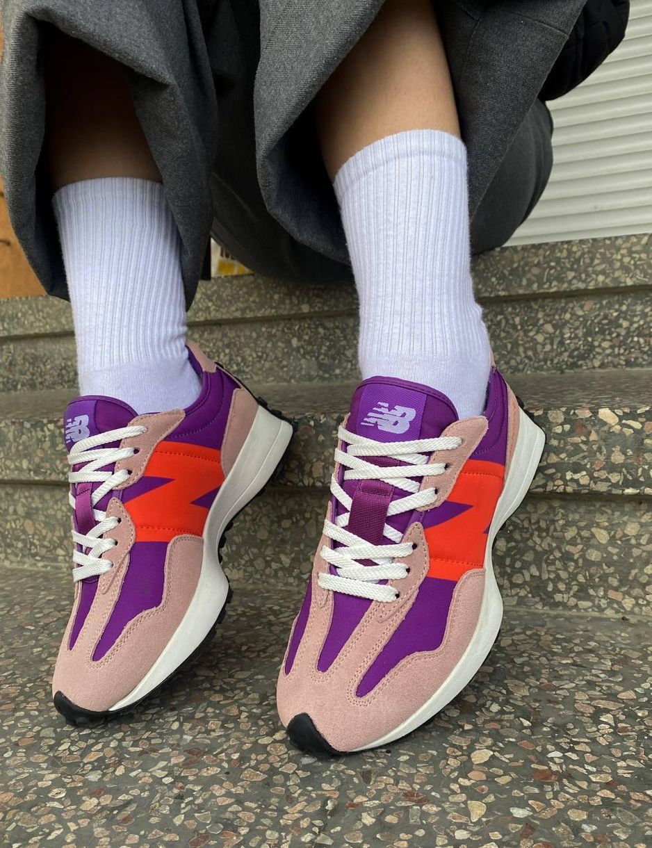 Кросівки New Balance 327 Purple 7677 фото