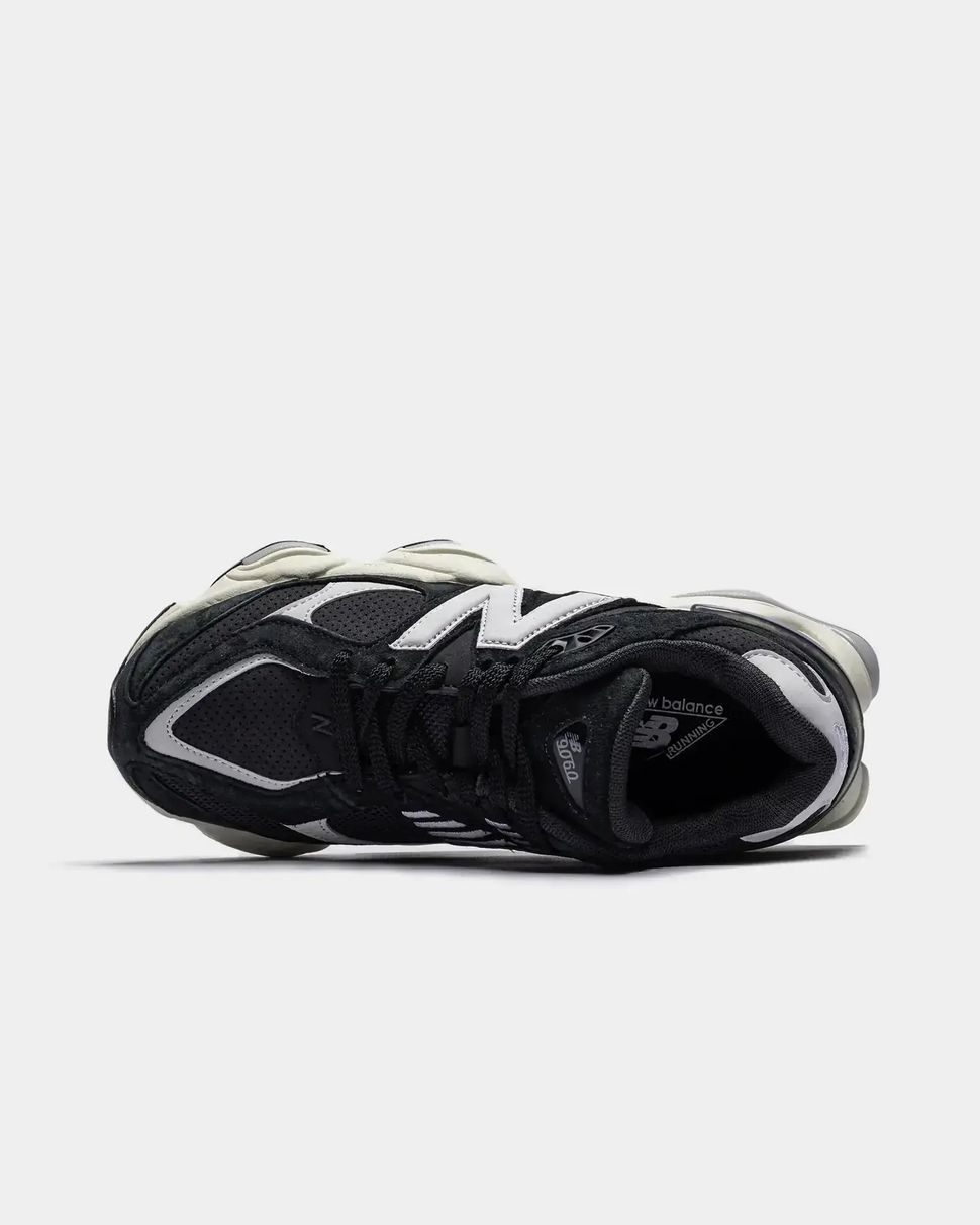New Balance 9060 Black Suede Cream Sole