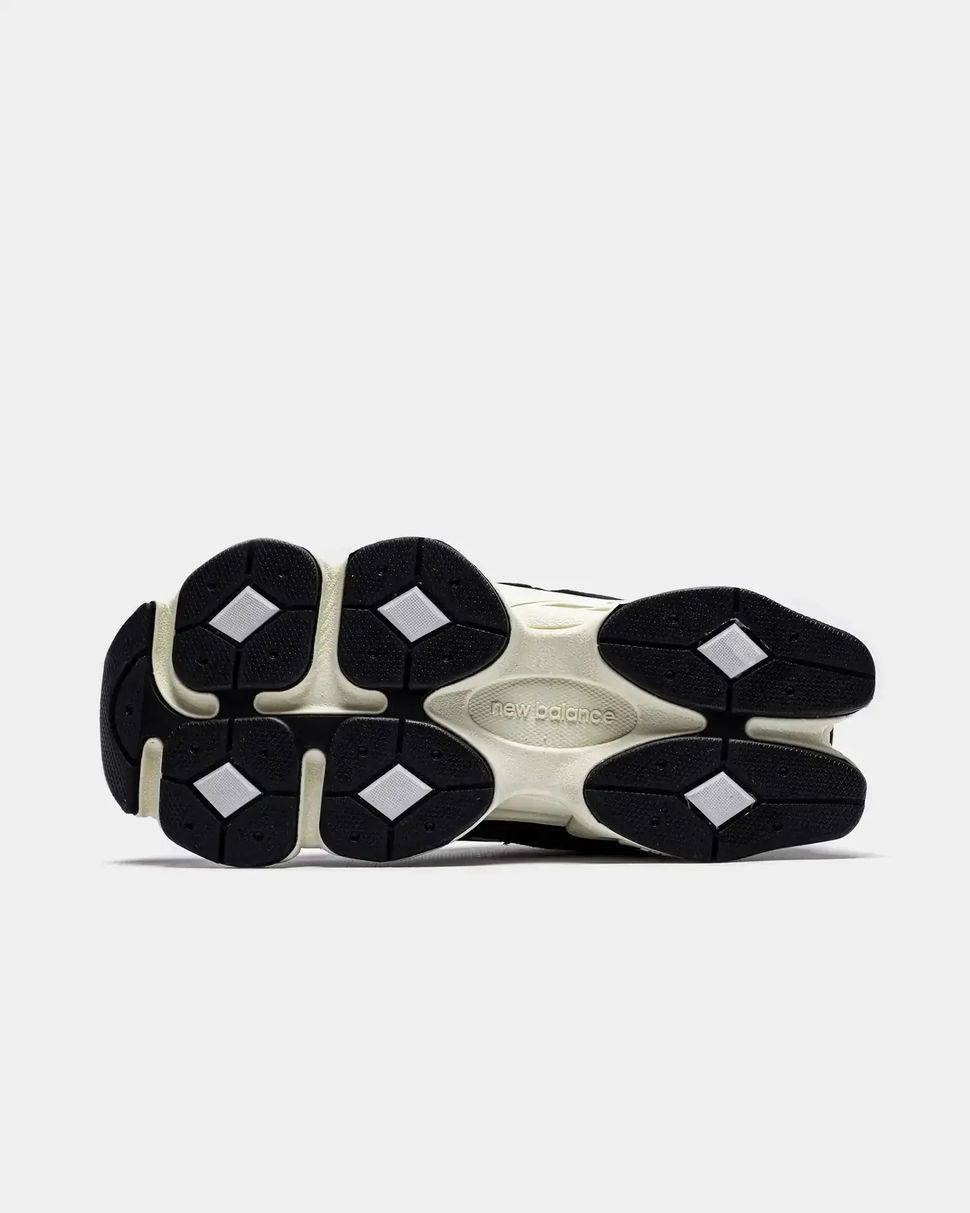 New Balance 9060 Black Suede Cream Sole