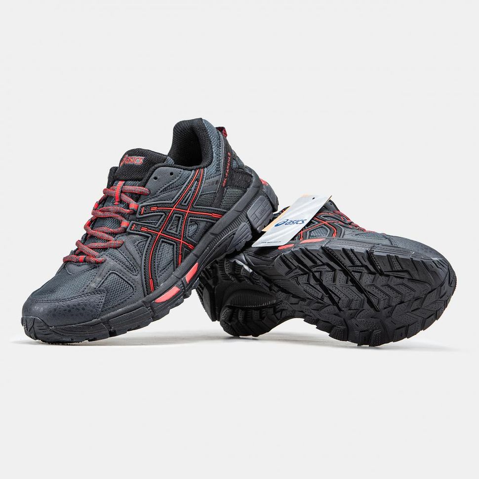 Кроссовки Asics Gel-Kahana 8 Black Red 10295 фото