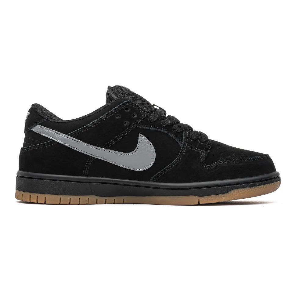 Nike SB Dunk Low Black White Gum, 36