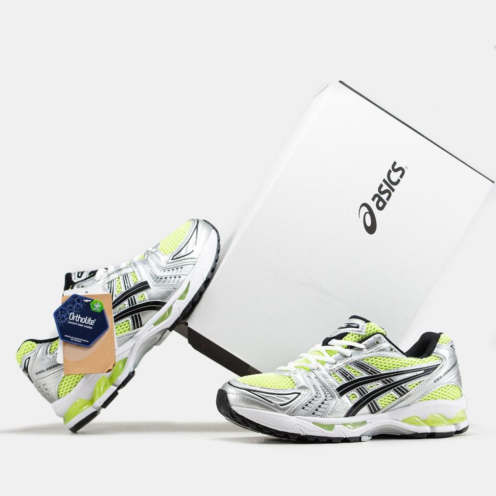 Кроссовки Asics Gel-Kayano 14 Green Silver 9075 фото