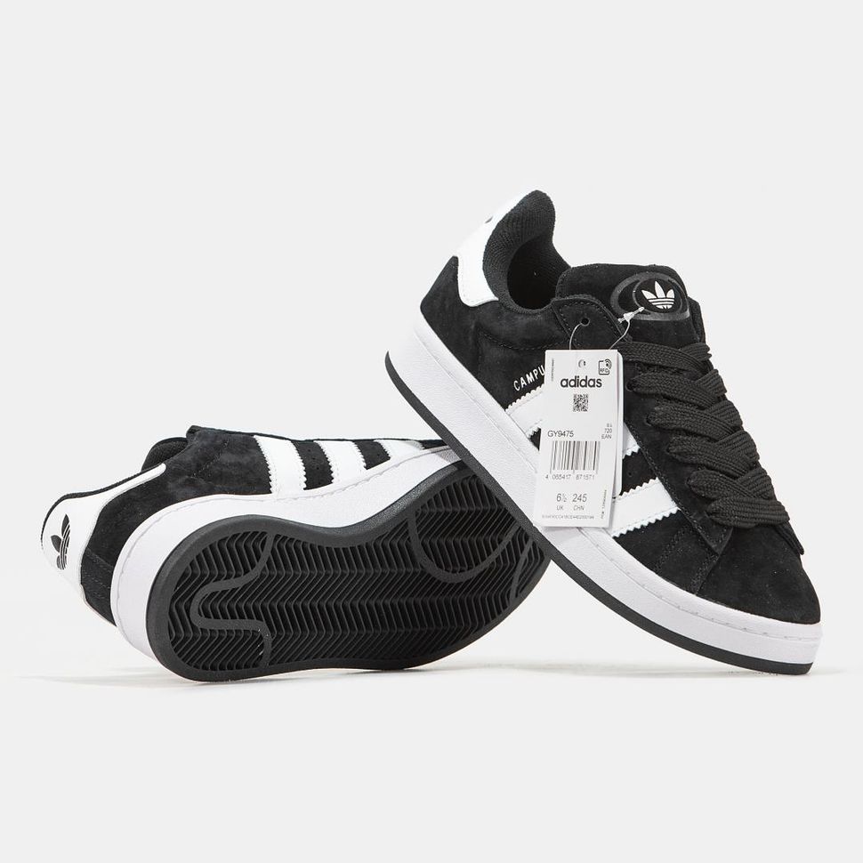 Кросівки Adidas Campus 00s Black White v2 9546 фото