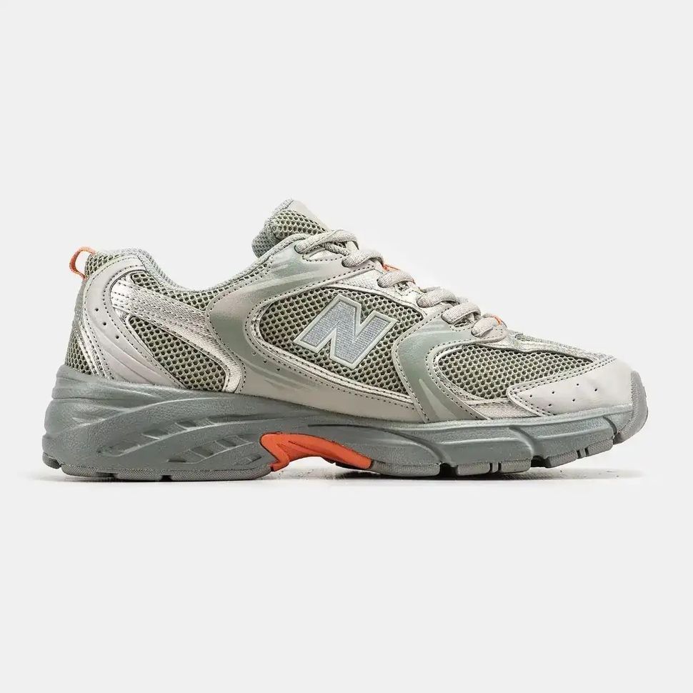 New Balance 530 Silver Olive Orange