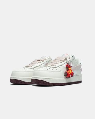 Nike Air Force 1 Low White Pink Burgundy, 36