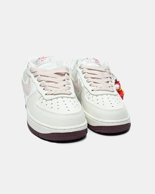 Nike Air Force 1 Low White Pink Burgundy, 36