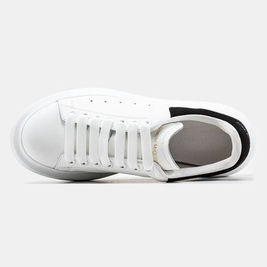 Alexander McQueen Oversized White Heel Black, 36