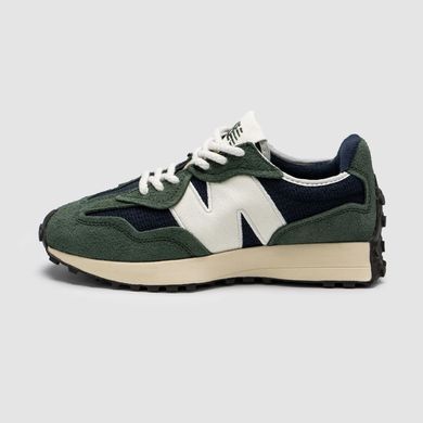 New Balance 327 Navy Green White, 36