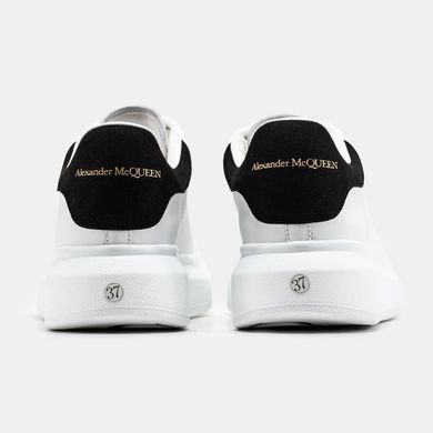 Alexander McQueen Oversized White Heel Black, 36