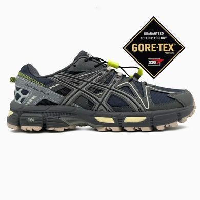 Asics Gel-Kahana 8 Black Grey Green Gore-Tex