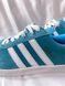 Кеды Adidas Gazelle Blue Green v2 2826 фото 9