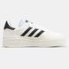 Кеди Adidas Gazelle Bold White Black 2579 фото 4