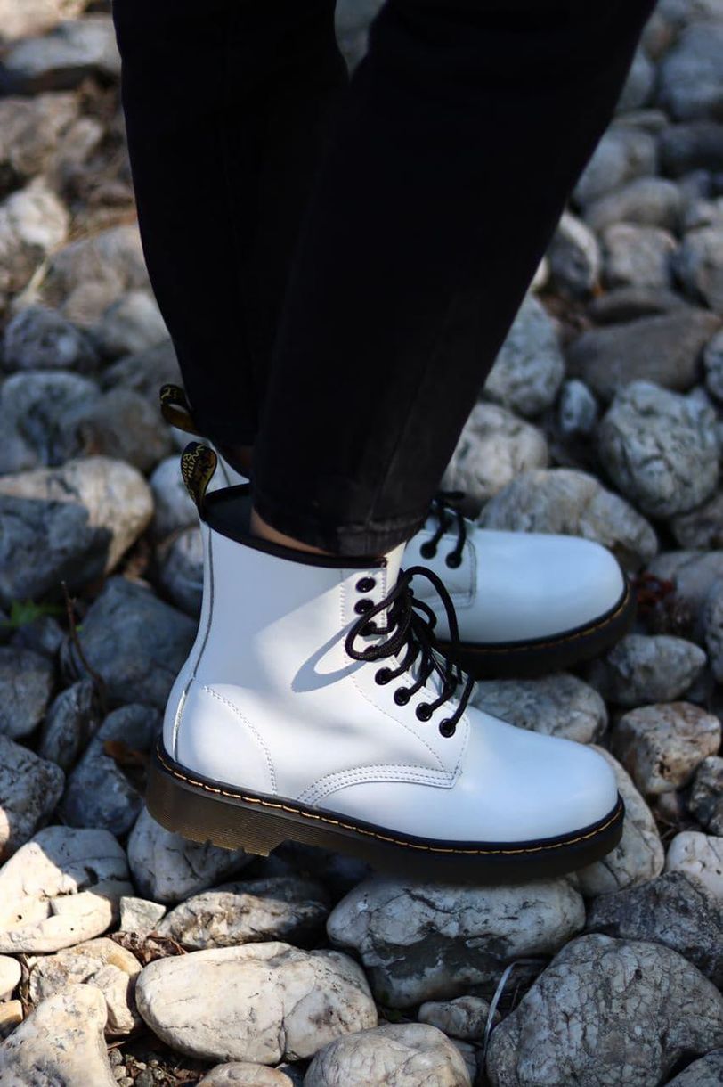 Черевики Dr. Martens White 4247 фото