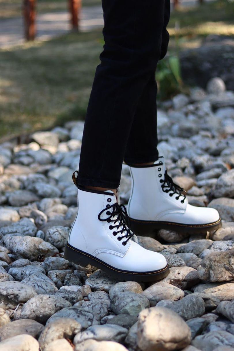 Черевики Dr. Martens White 4247 фото