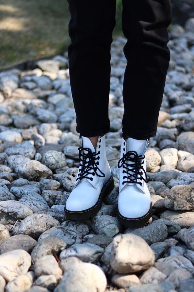 Черевики Dr. Martens White 4247 фото