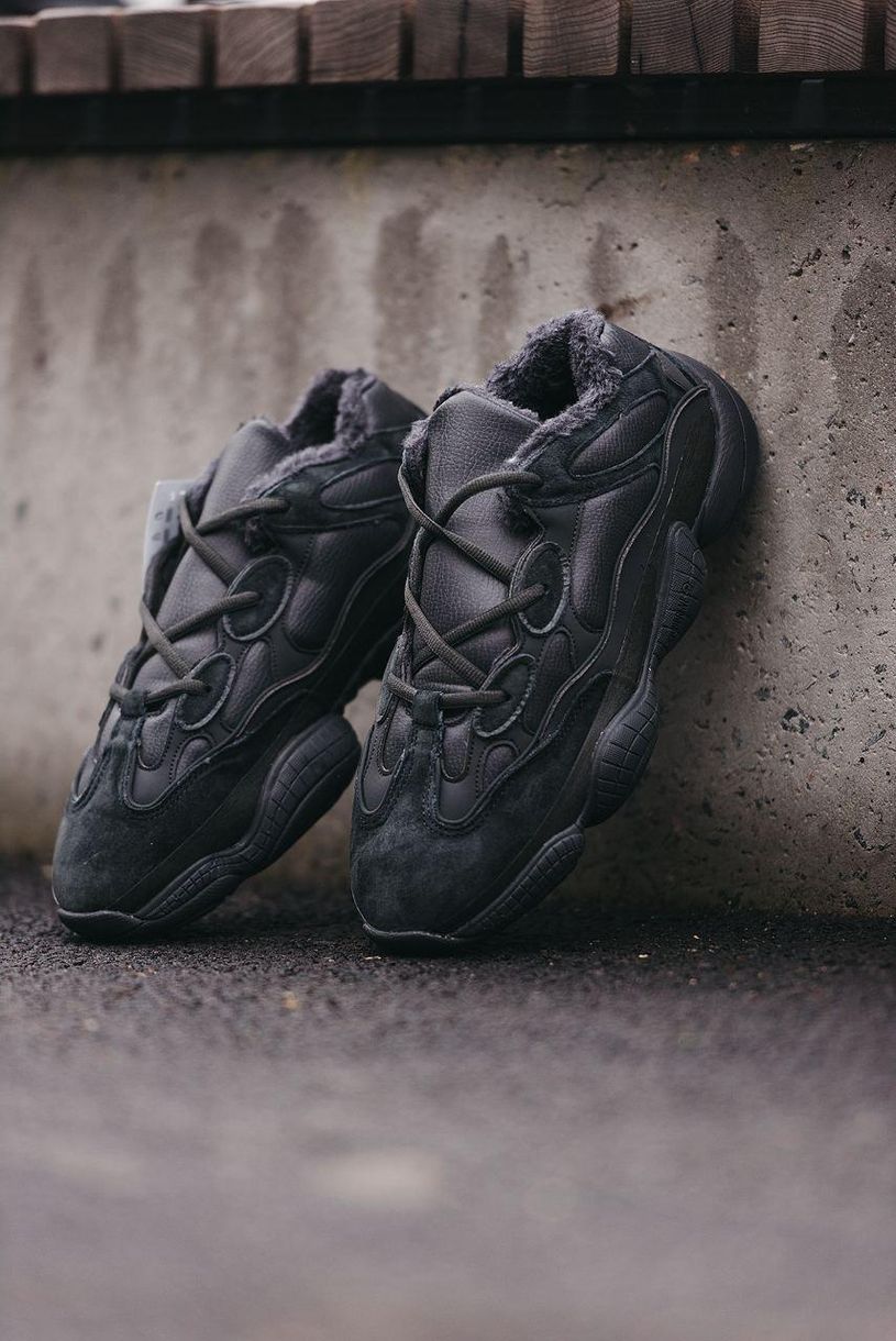 Зимові Кросівки Adidas Yeezy Boost 500 Black 3281 фото