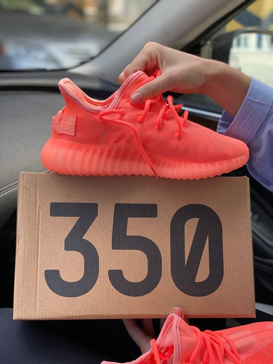 Кросівки Adidas Yeezy Boost 350 Orange 7673 фото