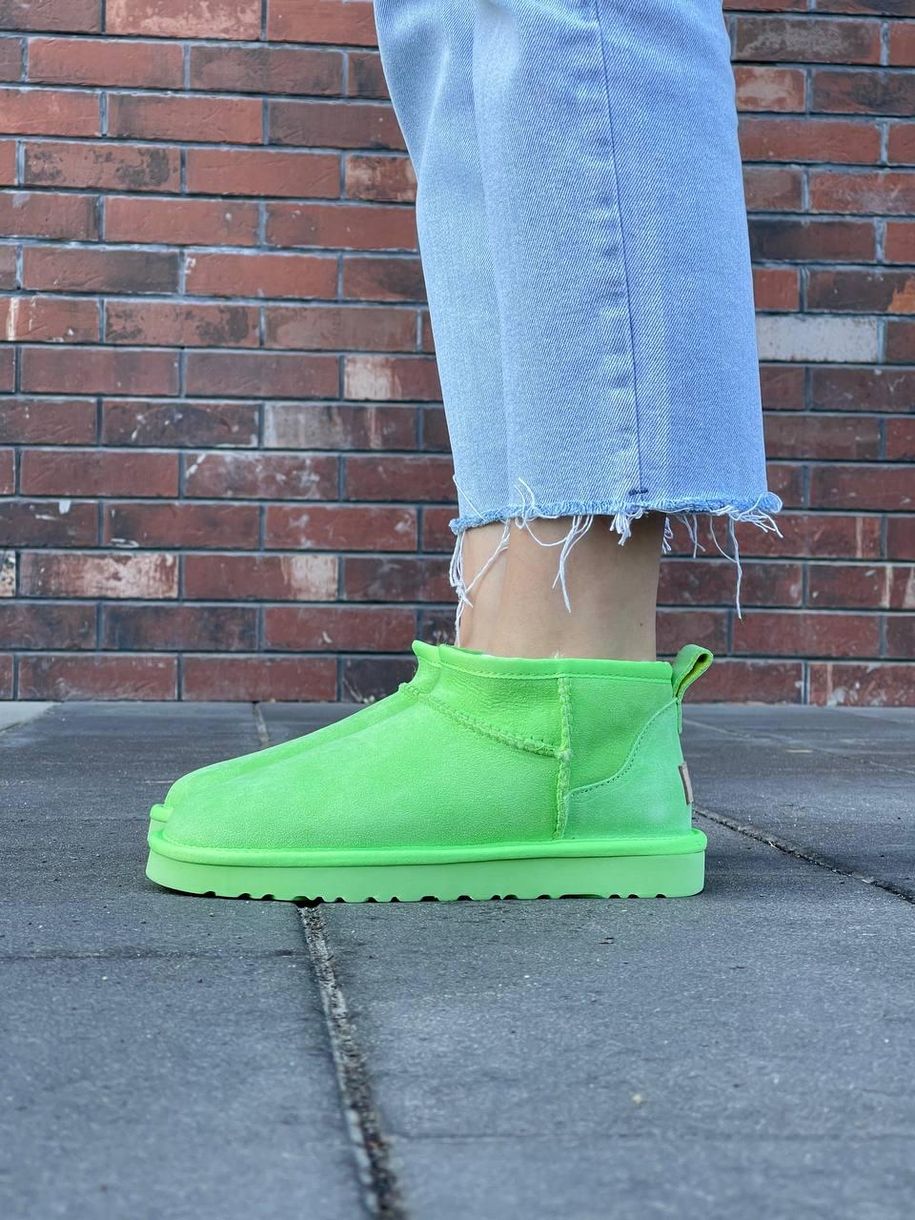 Зимові чоботи Ugg Classic Ultra Mini Parakeet Green 9893 фото