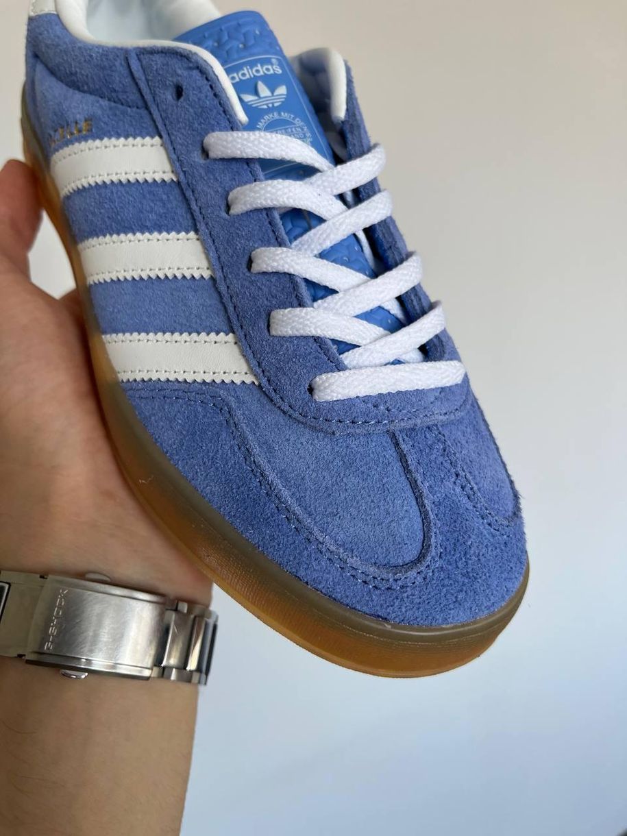 Кросівки Adidas Gazelle Indior Shoes Blue 9453 фото