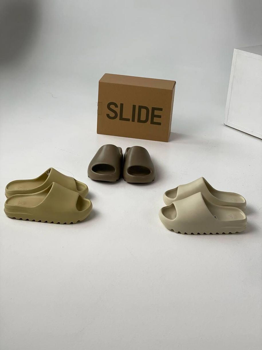 Шльопанці Adidas Yeezy Slide Earth Brown 3317 фото