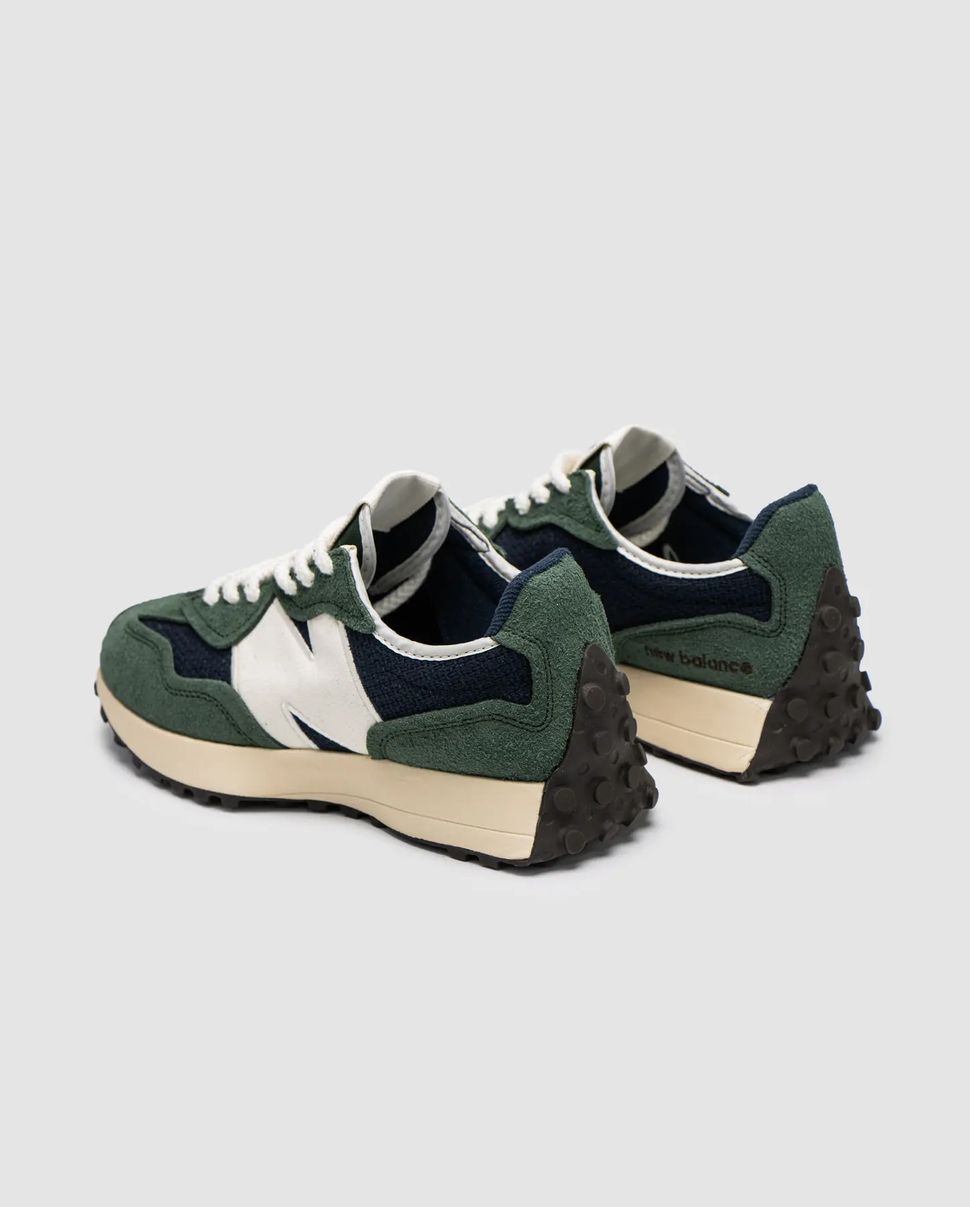 New Balance 327 Navy Green White, 36