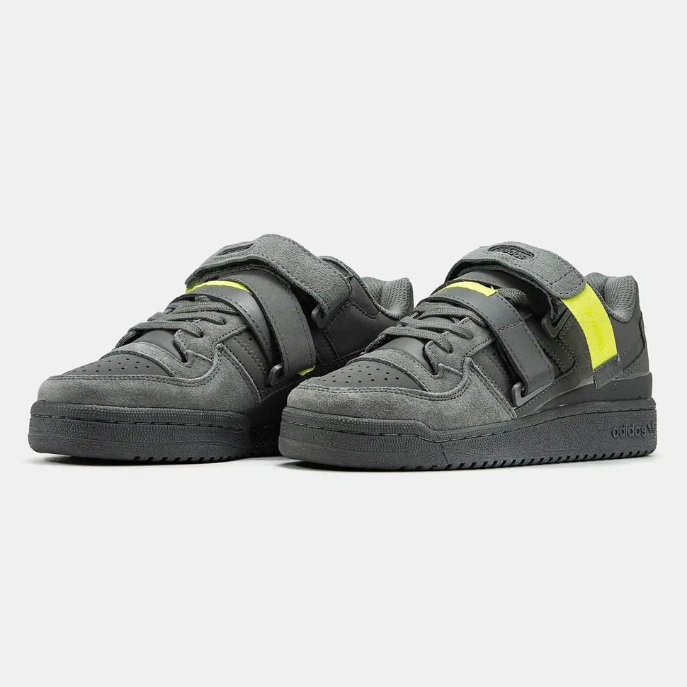 Adidas Forum 84 Strap Low Cinder Grey Yellow
