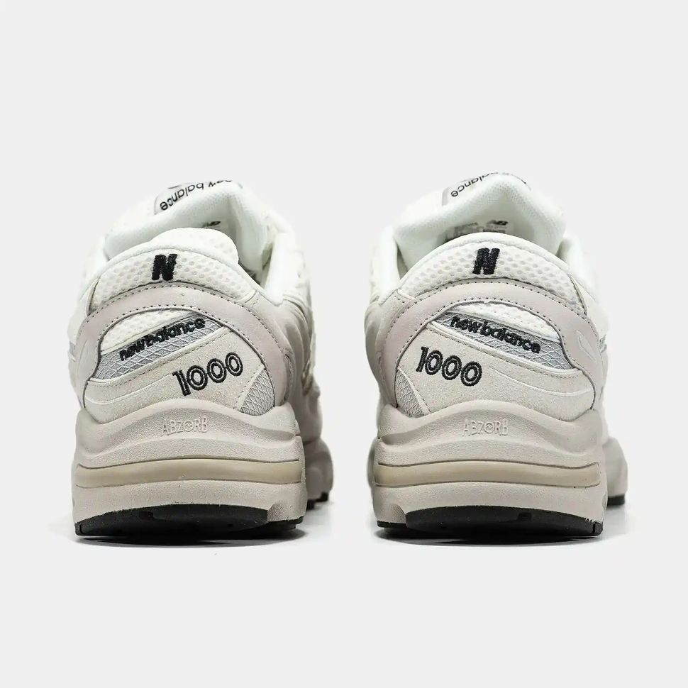 New Balance 1000 White Cream Grey