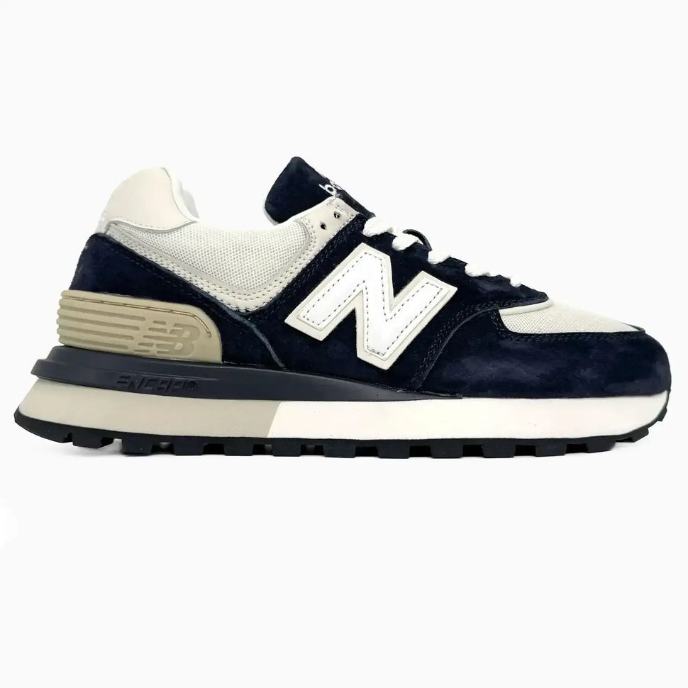 New Balance 574 Legacy Navy White Beige