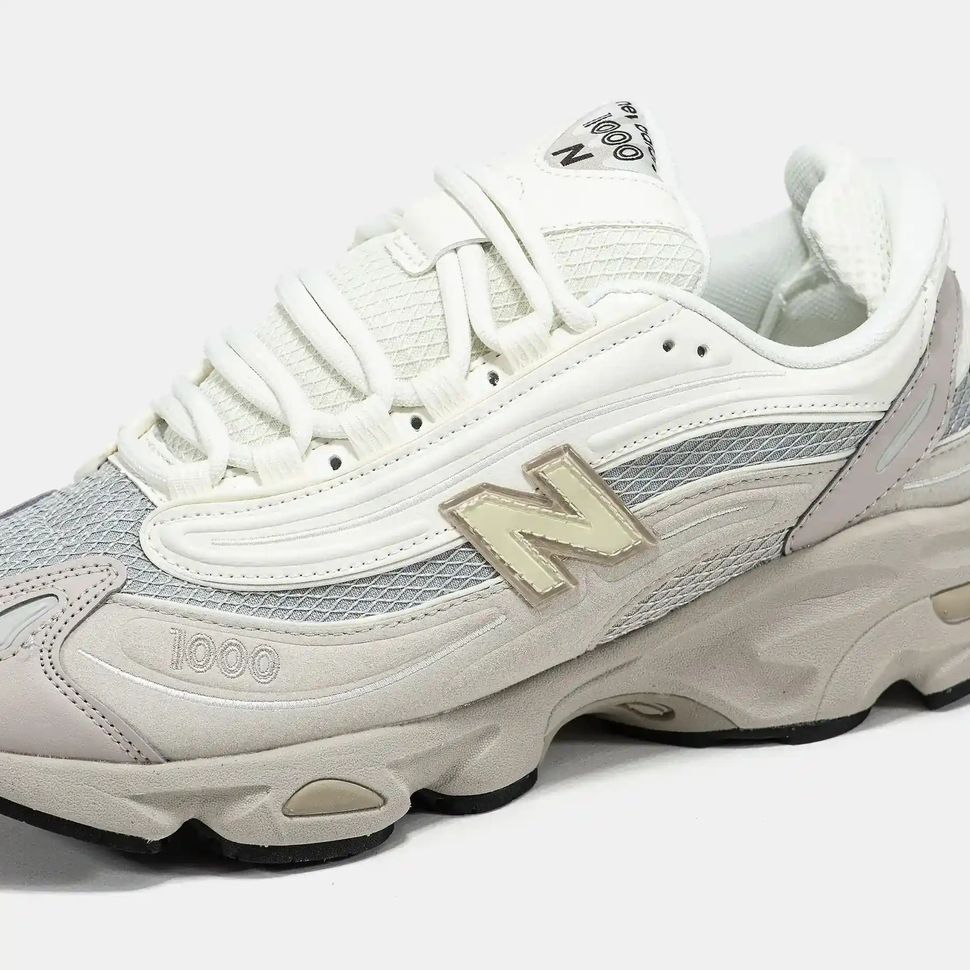 New Balance 1000 White Cream Grey