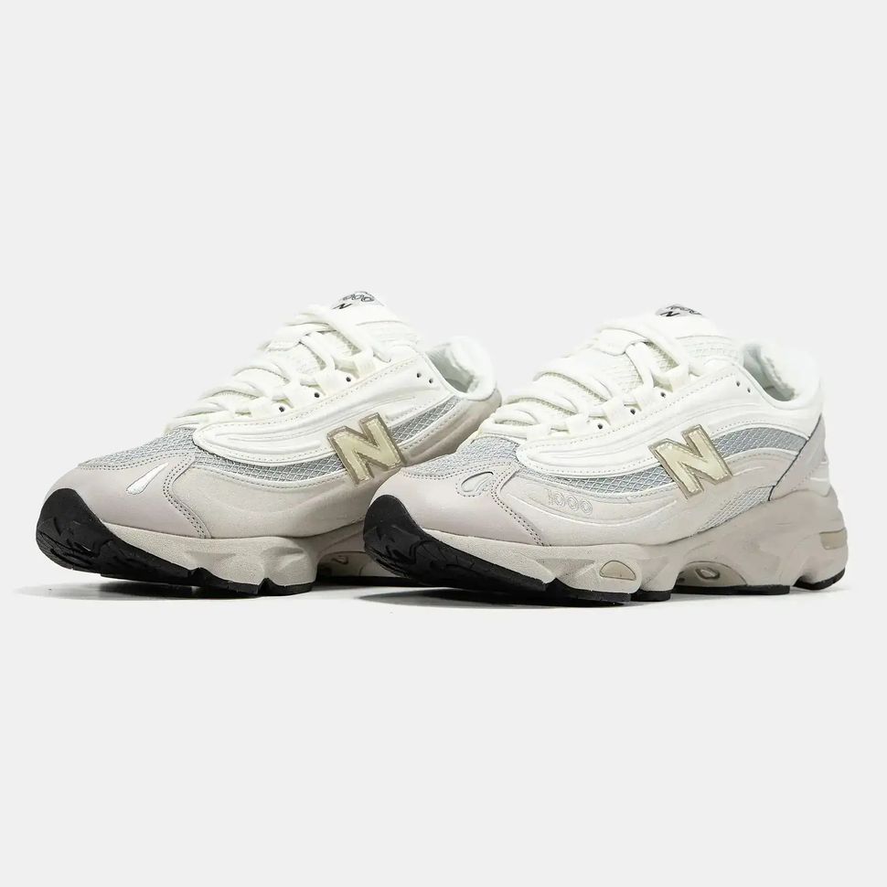 New Balance 1000 White Cream Grey