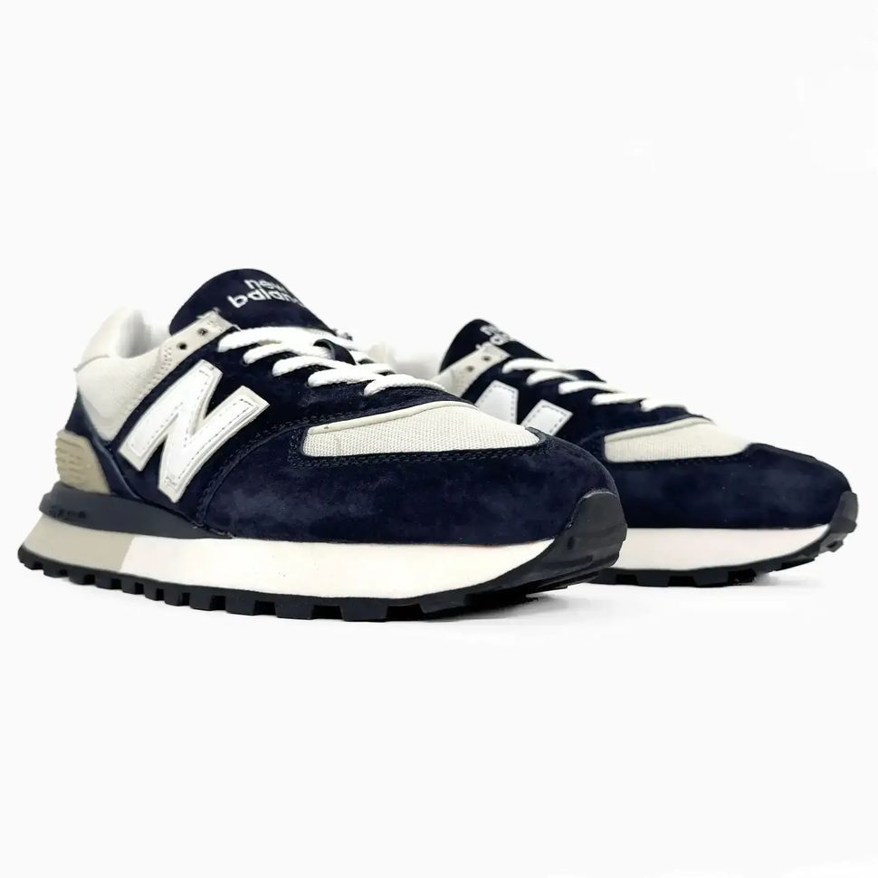 New Balance 574 Legacy Navy White Beige