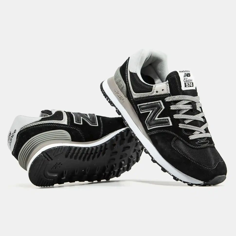 New Balance 574 Triple Contrast Black
