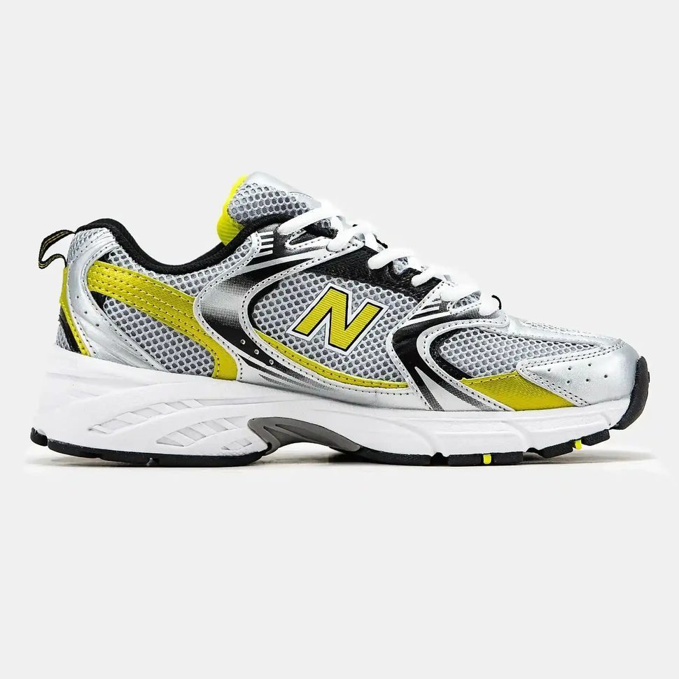 New Balance 530 Silver Yellow Black