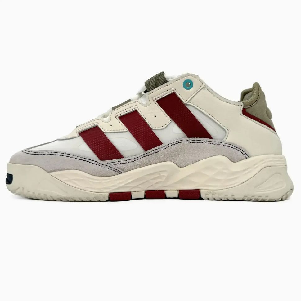 Adidas Niteball Off White Maroon Orange