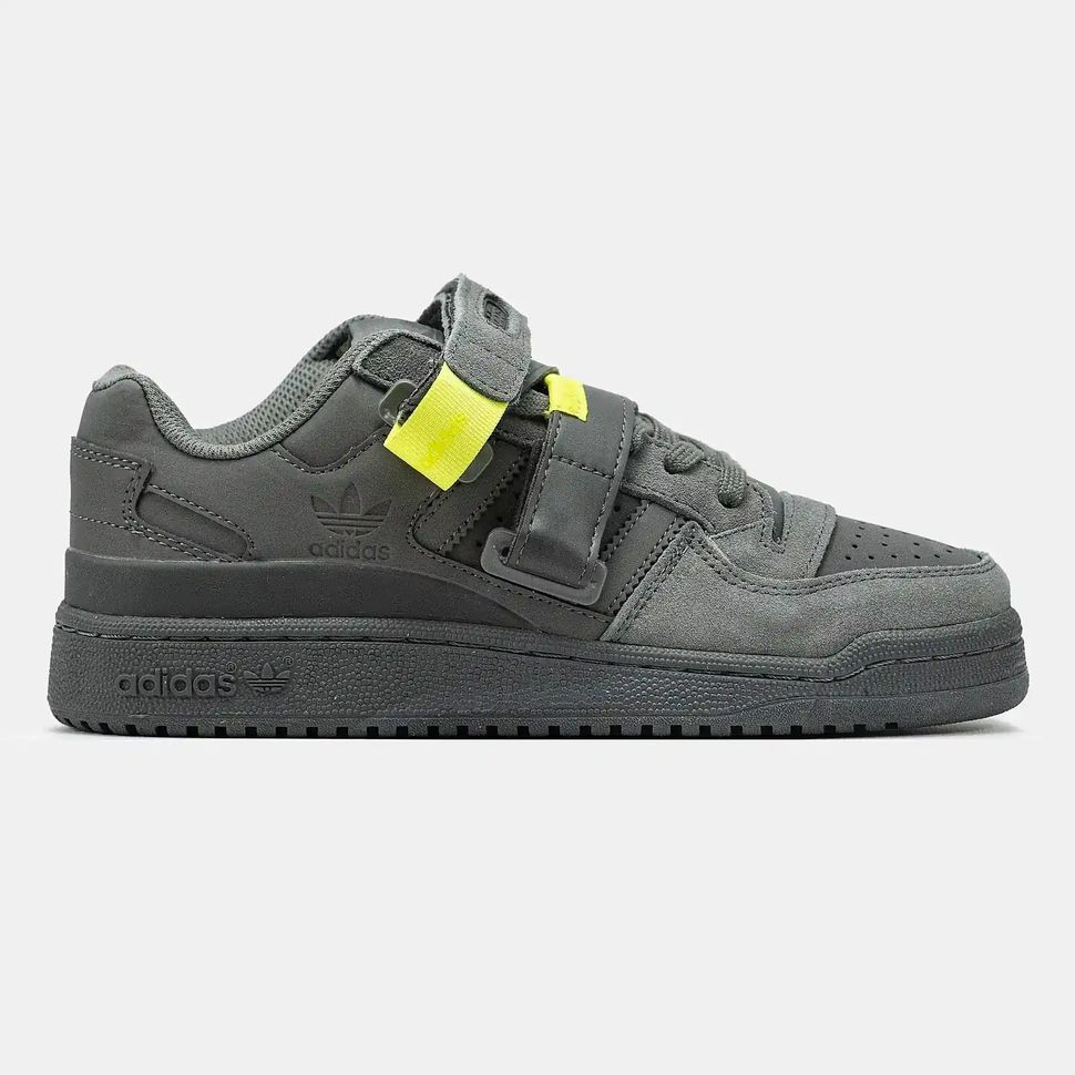 Adidas Forum 84 Strap Low Cinder Grey Yellow