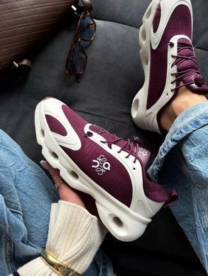 On Cloudsolo x Loewe White/Bordo, розмір 36