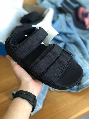 Сандалии Adidas Adilette 2.0 (с сеточкой) Mono Black 5567 фото