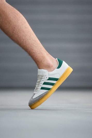 Кеди Adidas Samba x Ronnie Fieg x Clarks White Green 9255 фото