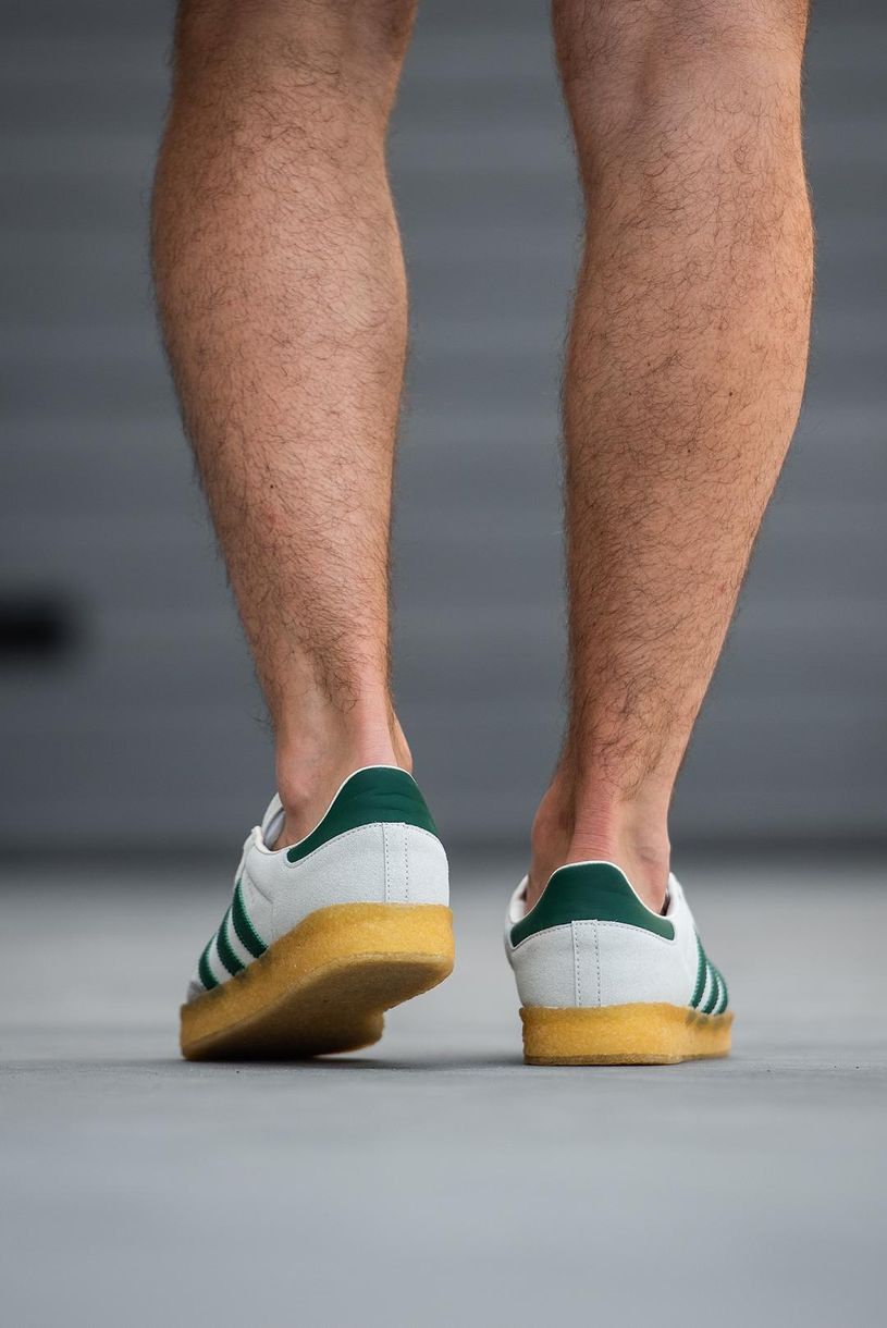 Кеды Adidas Samba x Ronnie Fieg x Clarks White Green 9255 фото