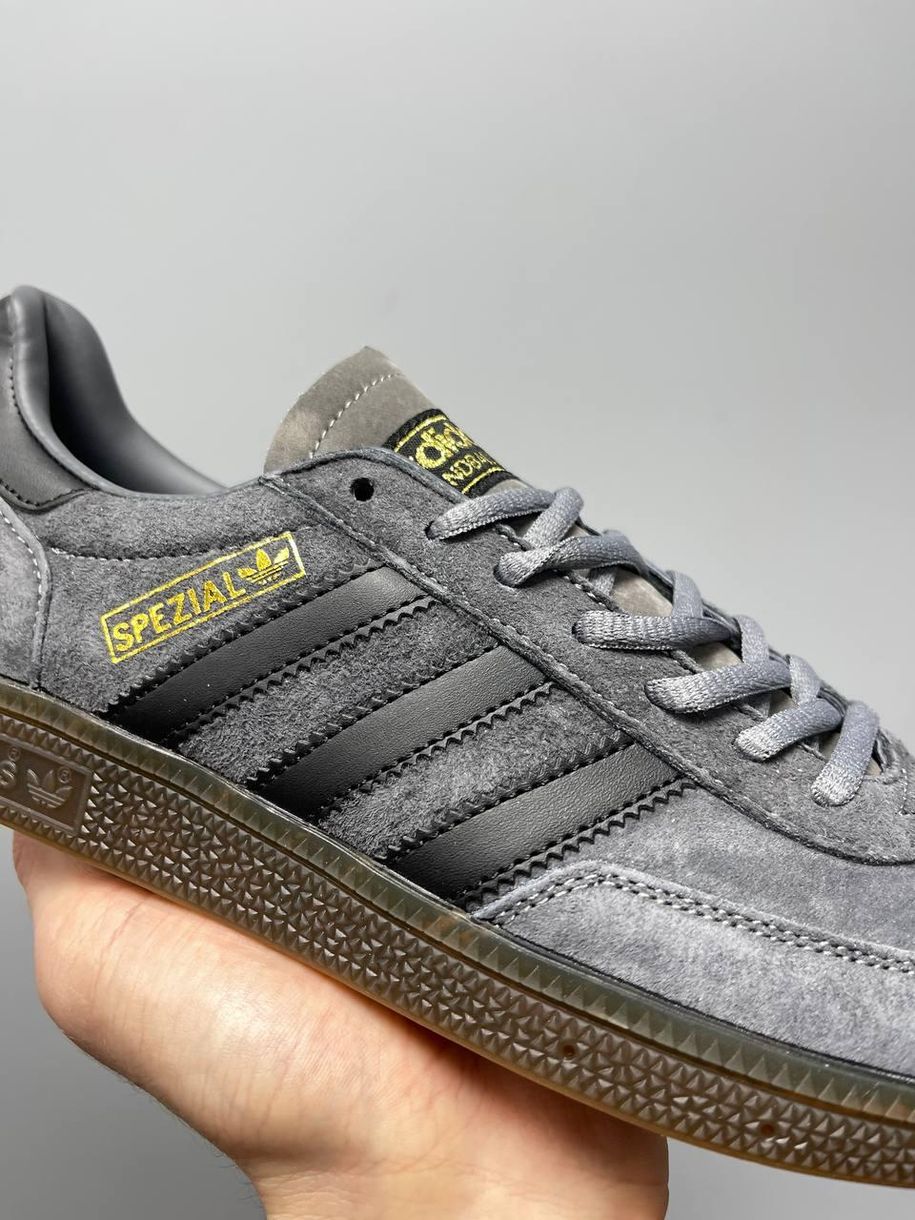 Кеди Adidas Spezial Grey Black Brown 4135 фото