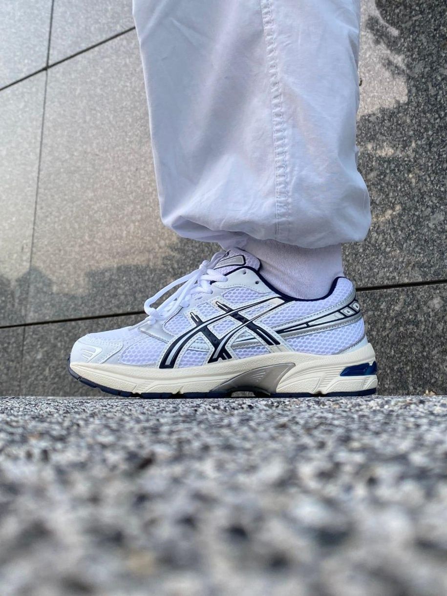 Кросівки Asics Gel-1130 White Black Beige 9782 фото