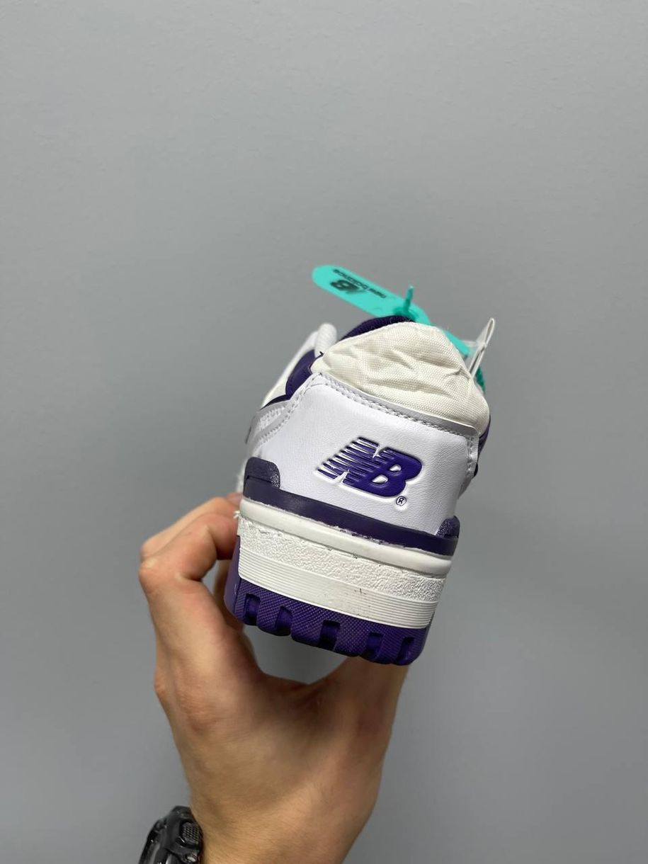 Кросівки New Balance 550 Purple Logo 8212 фото
