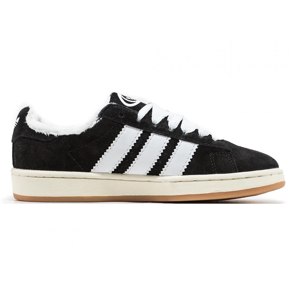 Зимові Кросівки Adidas Campus 00s Black White Fur 9755 фото