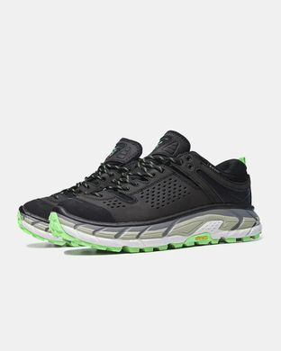 Hoka One One Tor Ultra Low GTX Black Green Glow
