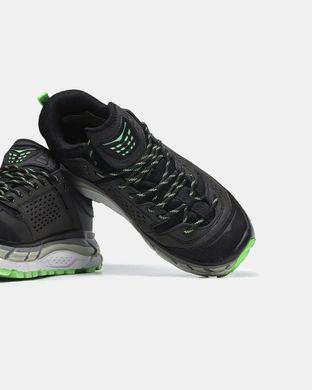 Hoka One One Tor Ultra Low GTX Black Green Glow