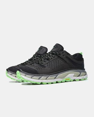 Hoka One One Tor Ultra Low GTX Black Green Glow, розмір 45