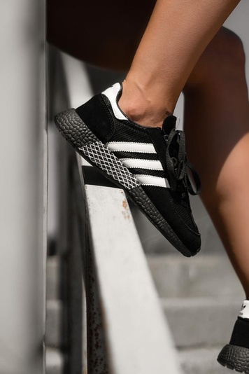 Кросівки Adidas Marathon Tech Black White 2 2604 фото