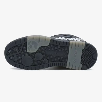 Off-White Out Of Office &ldquo;For Walking&rdquo; Black White Grey, розмір 36