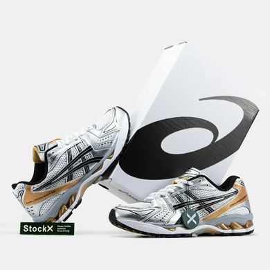 Asics Gel-Kayano 14 Silver Gold Black