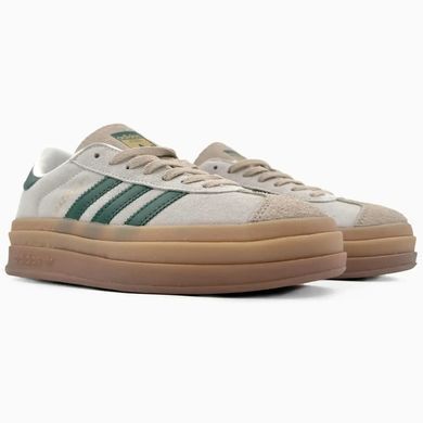 Adidas Gazelle Bold Beige Green Gum